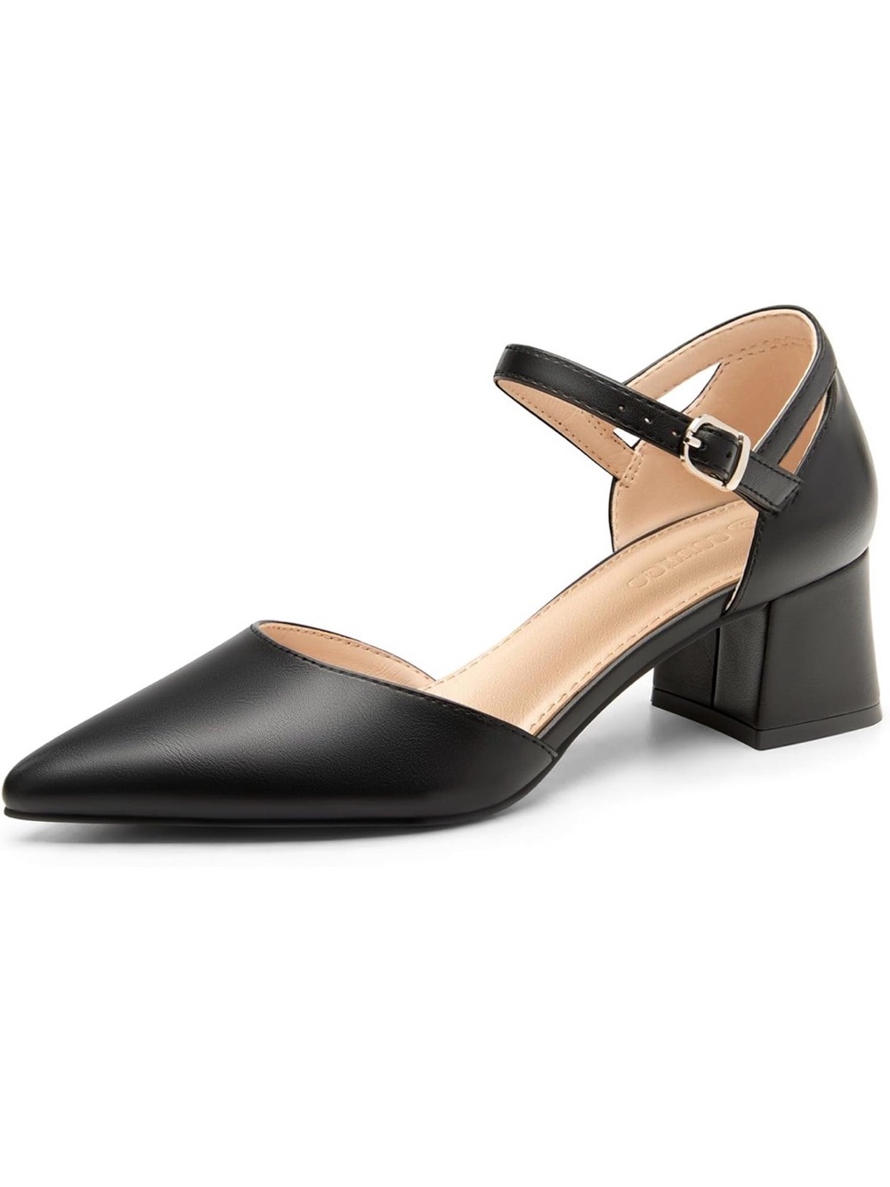 Womens Chunky Low Heels